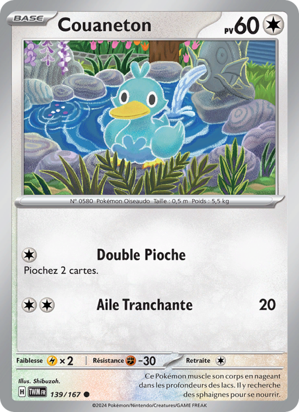 Couaneton 139 — Mascarade Crépusculaire (French Pokémon TCG card)