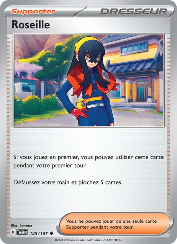 Roseille 145 — Mascarade Crépusculaire (French Pokémon TCG card)