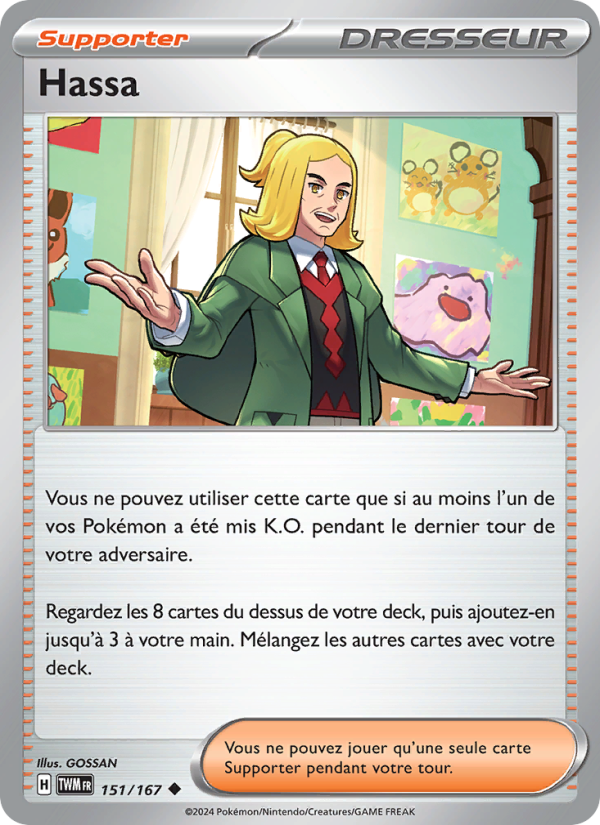 Hassa 151 — Mascarade Crépusculaire (French Pokémon TCG card)