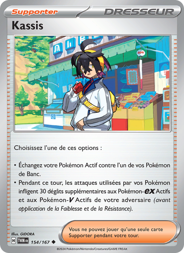 Kassis 154 — Mascarade Crépusculaire (French Pokémon TCG card)