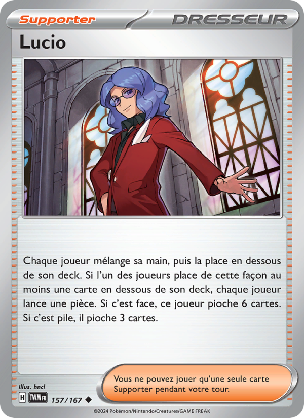 Lucio 157 — Mascarade Crépusculaire (French Pokémon TCG card)