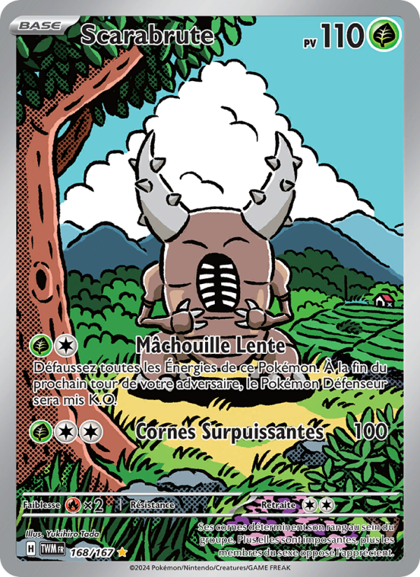 Scarabrute 168 — Mascarade Crépusculaire (French Pokémon TCG card)