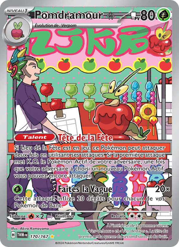 Pomdramour 170 — Mascarade Crépusculaire (French Pokémon TCG card)