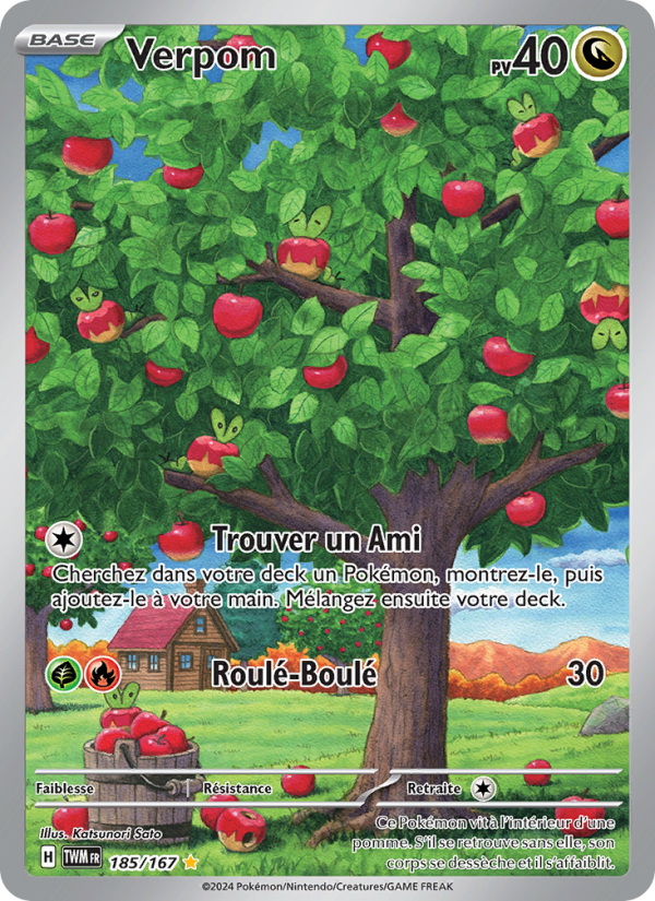 Verpom 185 — Mascarade Crépusculaire (French Pokémon TCG card)