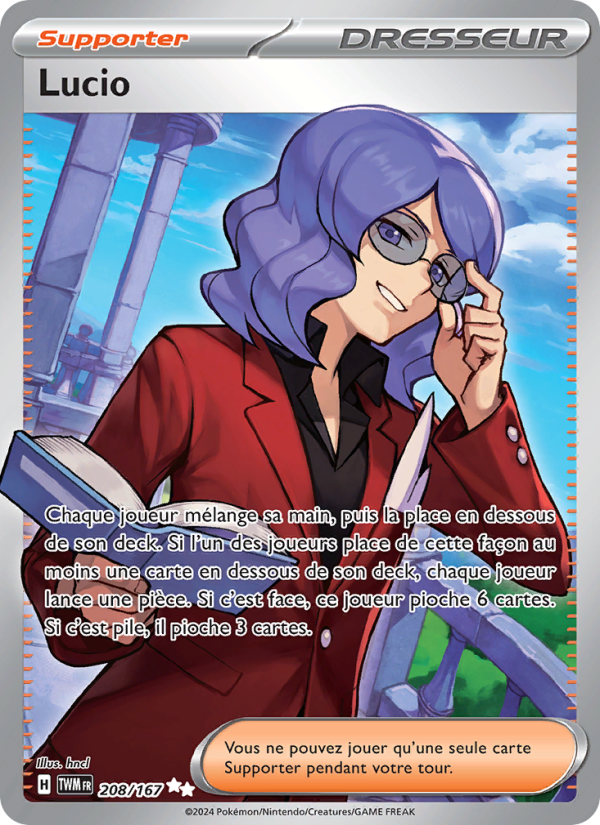 Lucio 208 — Mascarade Crépusculaire (French Pokémon TCG card)