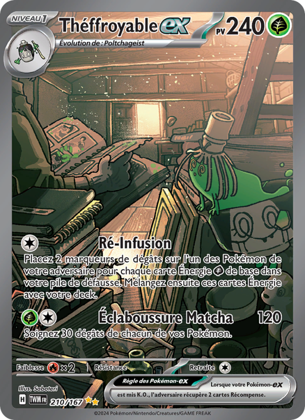 Théffroyable-ex 210 — Mascarade Crépusculaire (French Pokémon TCG card)