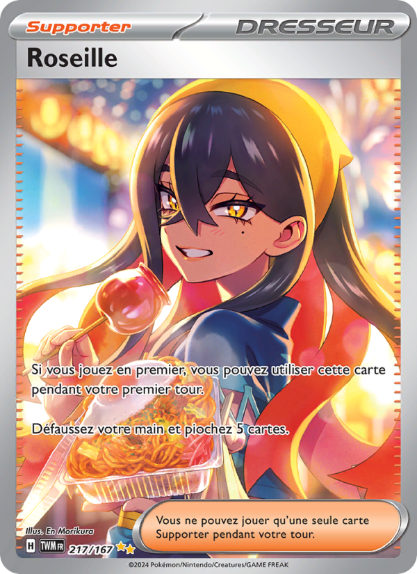 Roseille 217 — Mascarade Crépusculaire (French Pokémon TCG card)