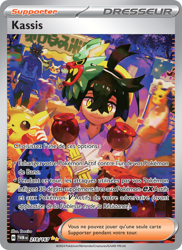 Kassis 218 — Mascarade Crépusculaire (French Pokémon TCG card)
