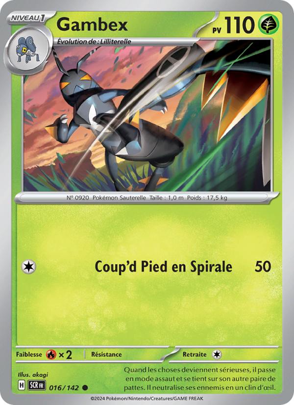 Gambex 016 — Couronne Stellaire (French Pokémon TCG card)