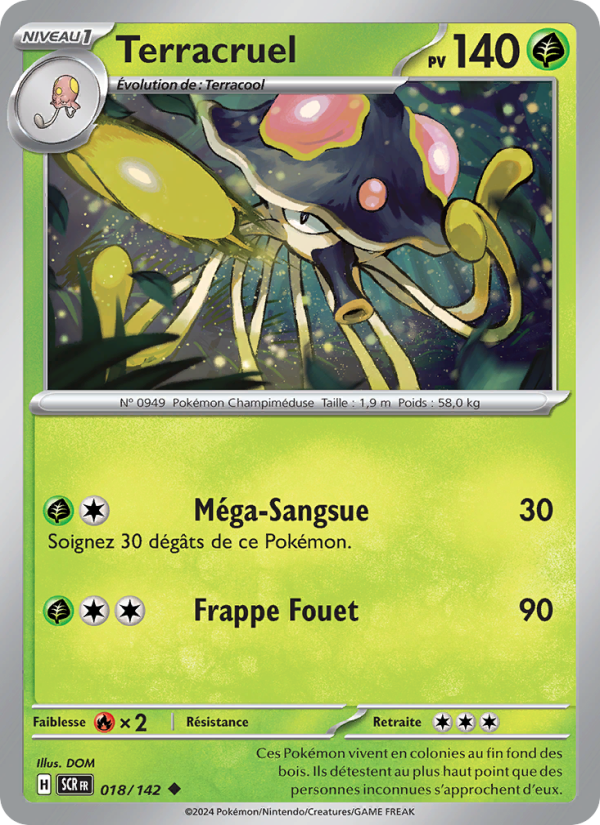 Terracruel 018 — Couronne Stellaire (French Pokémon TCG card)