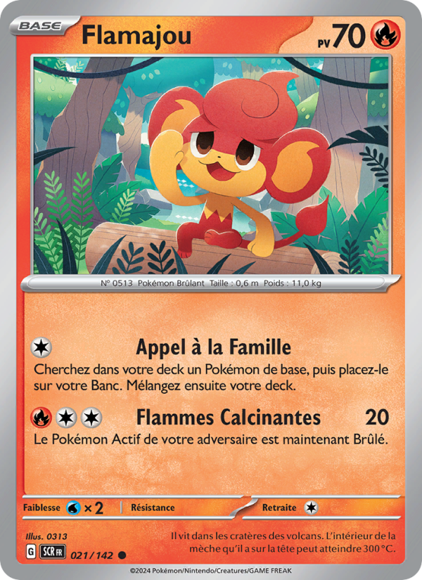 Flamajou 021 — Couronne Stellaire (French Pokémon TCG card)