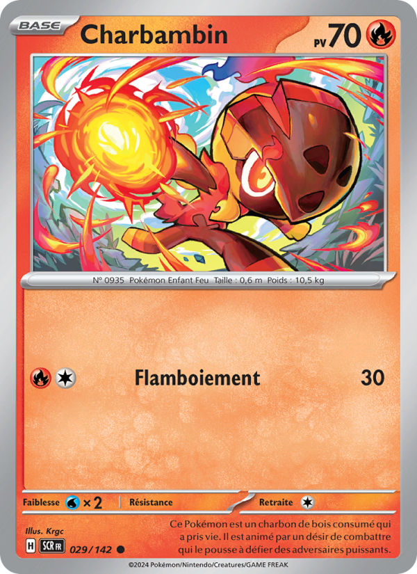 Charbambin 029 — Couronne Stellaire (French Pokémon TCG card)