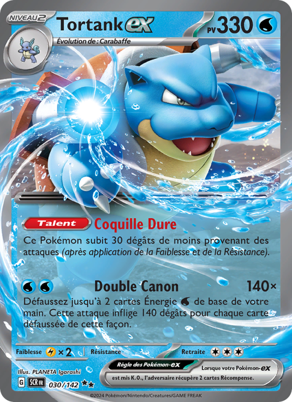 Tortank-ex 030 — Couronne Stellaire (French Pokémon TCG card)