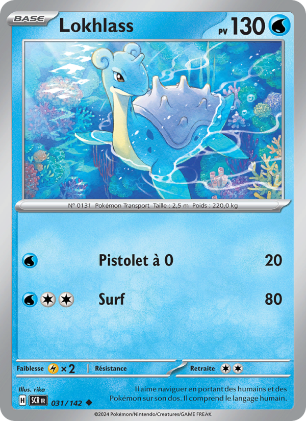 Lokhlass 031 — Couronne Stellaire (French Pokémon TCG card)