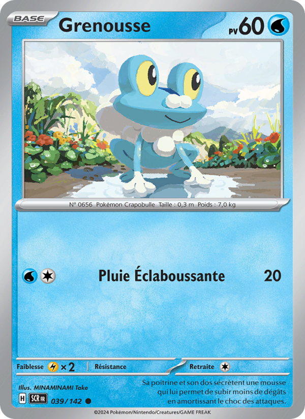 Grenousse 039 — Couronne Stellaire (French Pokémon TCG card)