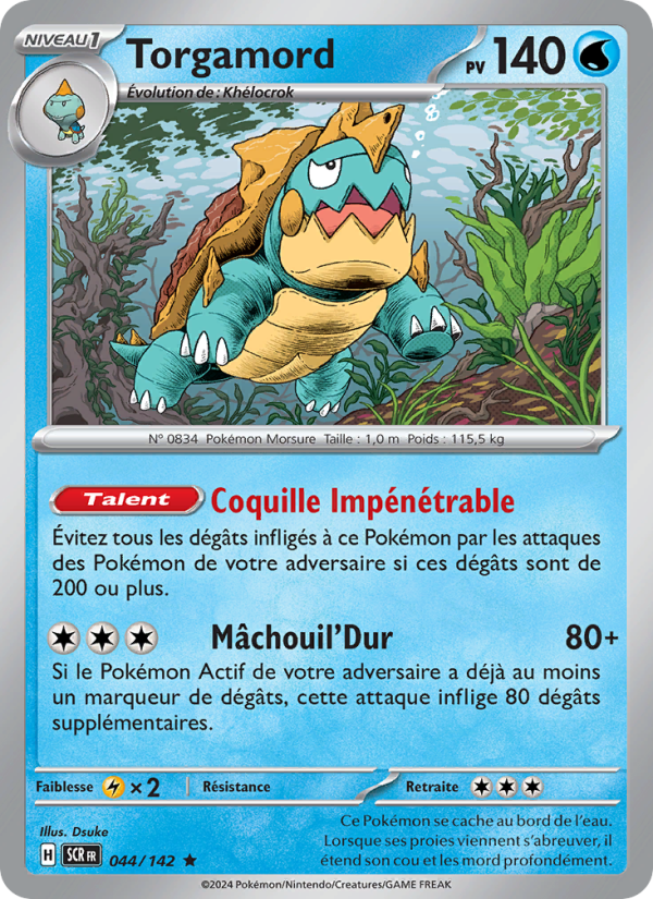 Torgamord 044 — Couronne Stellaire (French Pokémon TCG card)