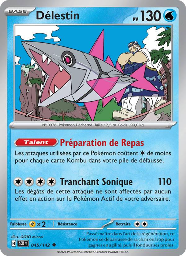 Délestin 045 — Couronne Stellaire (French Pokémon TCG card)