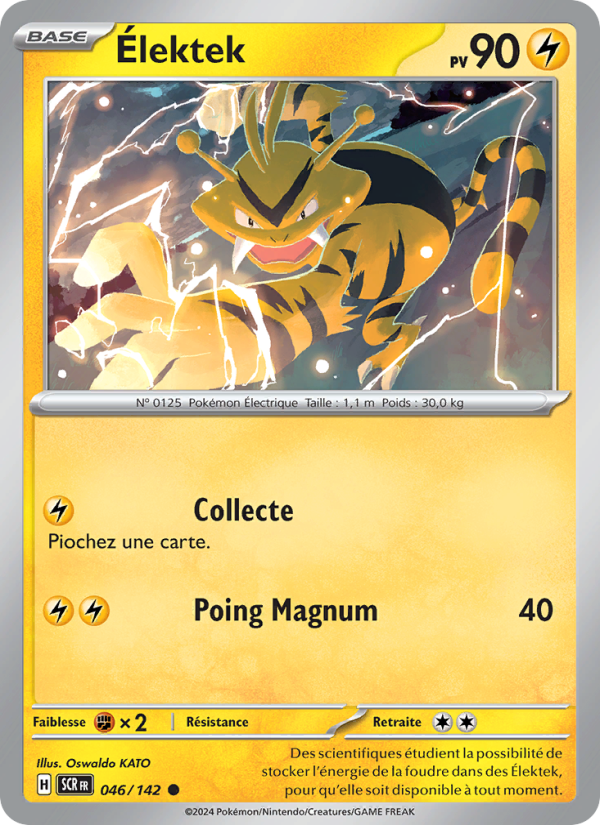 Élektek 046 — Couronne Stellaire (French Pokémon TCG card)