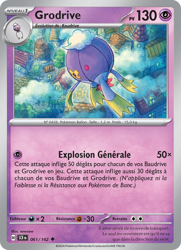 Grodrive 061 — Couronne Stellaire (French Pokémon TCG card)