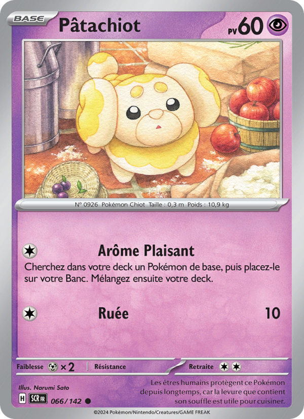 Pâtachiot 066 — Couronne Stellaire (French Pokémon TCG card)