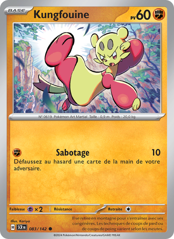 Kungfouine 083 — Couronne Stellaire (French Pokémon TCG card)