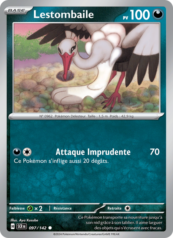 Lestombaile 097 — Couronne Stellaire (French Pokémon TCG card)