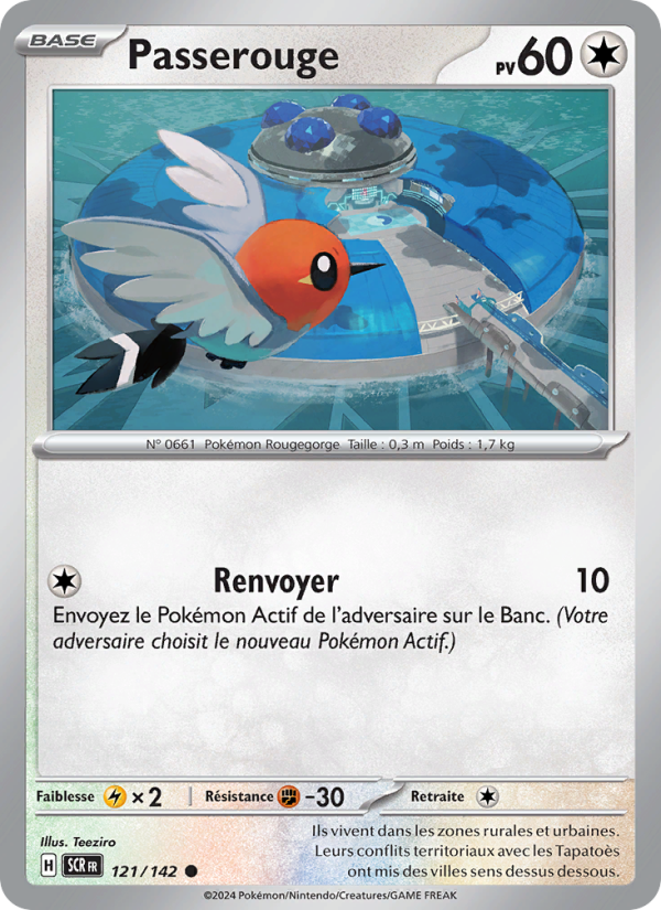 Passerouge 121 — Couronne Stellaire (French Pokémon TCG card)