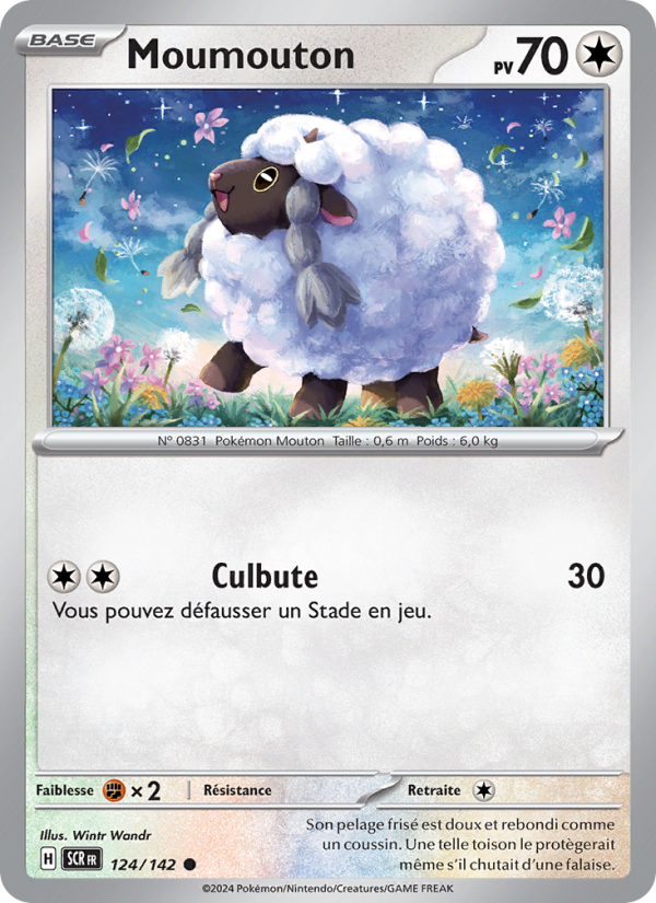 Moumouton 124 — Couronne Stellaire (French Pokémon TCG card)