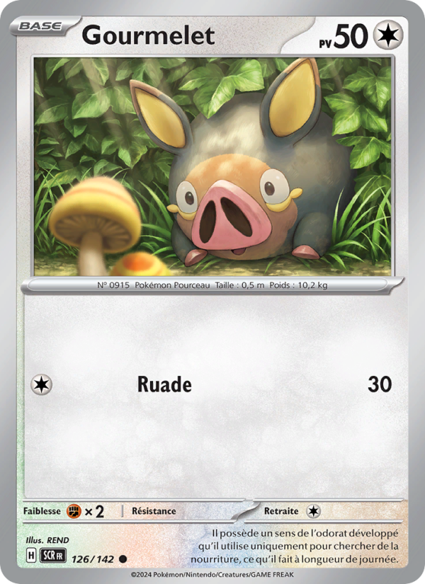 Gourmelet 126 — Couronne Stellaire (French Pokémon TCG card)