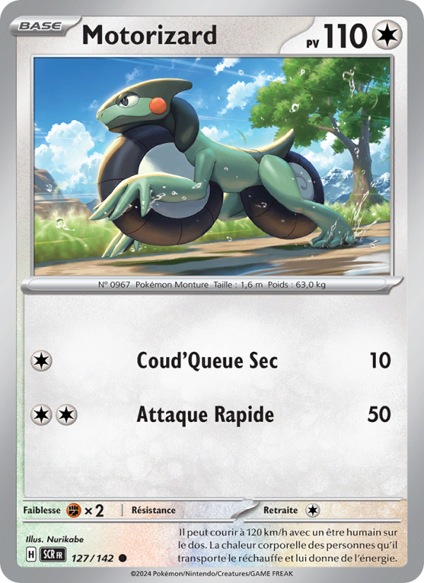 Motorizard 127 — Couronne Stellaire (French Pokémon TCG card)