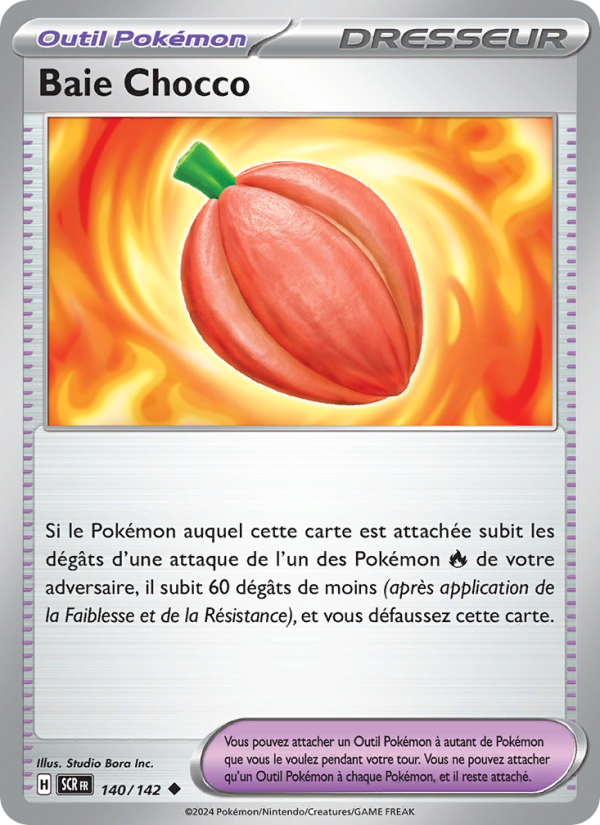 Baie Chocco 140 — Couronne Stellaire (French Pokémon TCG card)
