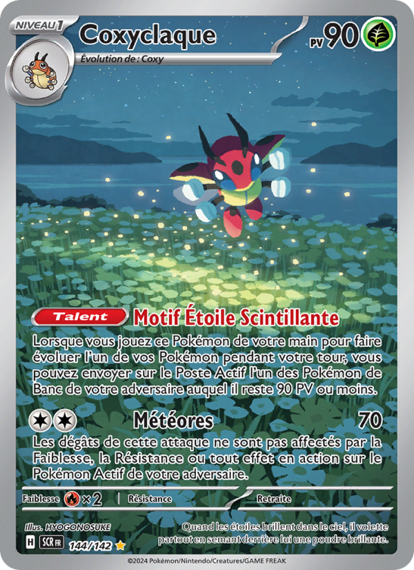 Coxyclaque 144 — Couronne Stellaire (French Pokémon TCG card)