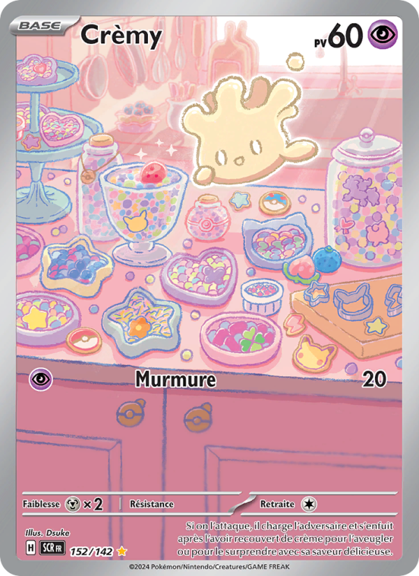 Crèmy 152 — Couronne Stellaire (French Pokémon TCG card)