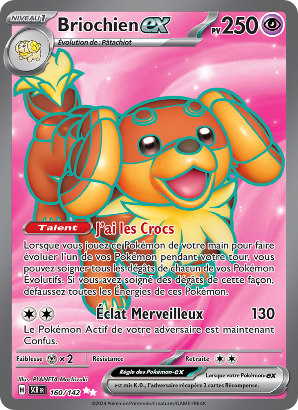 Briochien-ex 160 — Couronne Stellaire (French Pokémon TCG card)