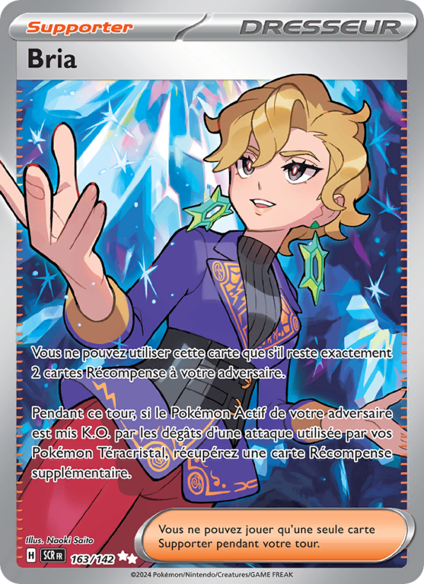 Bria 163 — Couronne Stellaire (French Pokémon TCG card)