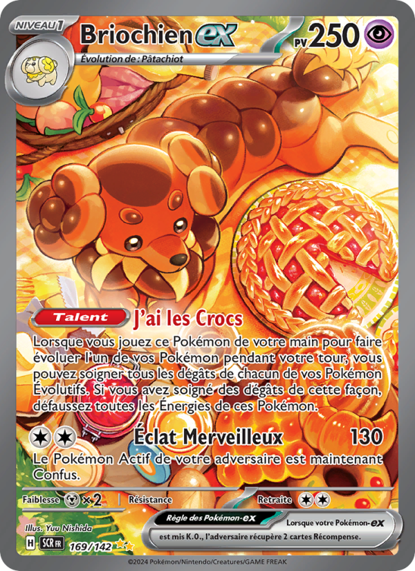 Briochien-ex 169 — Couronne Stellaire (French Pokémon TCG card)