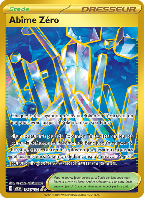 Abîme Zéro 174 — Couronne Stellaire (French Pokémon TCG card)