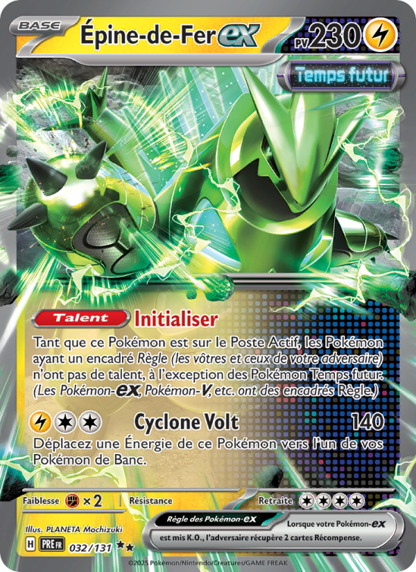 Épine-de-Fer-ex 032 — Évolutions Prismatiques (French Pokémon TCG card)