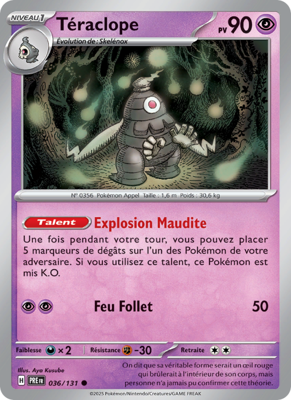 Téraclope 036 — Évolutions Prismatiques (French Pokémon TCG card)