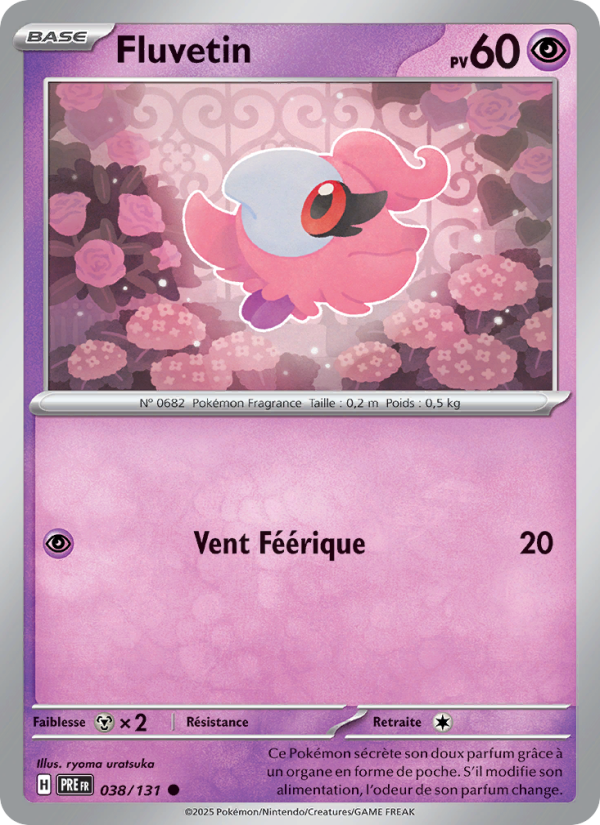 Fluvetin 038 — Évolutions Prismatiques (French Pokémon TCG card)