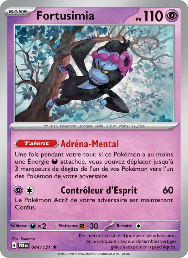 Fortusimia 044 — Évolutions Prismatiques (French Pokémon TCG card)