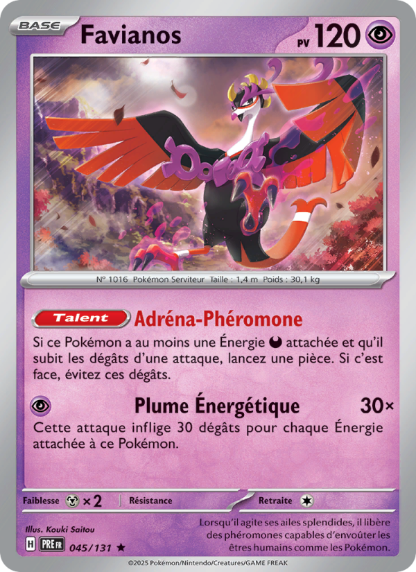 Favianos 045 — Évolutions Prismatiques (French Pokémon TCG card)