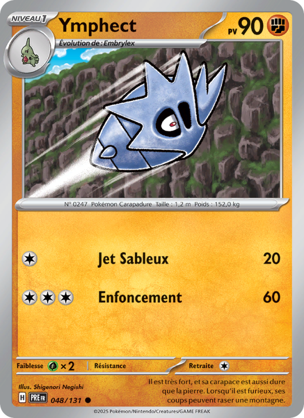 Ymphect 048 — Évolutions Prismatiques (French Pokémon TCG card)