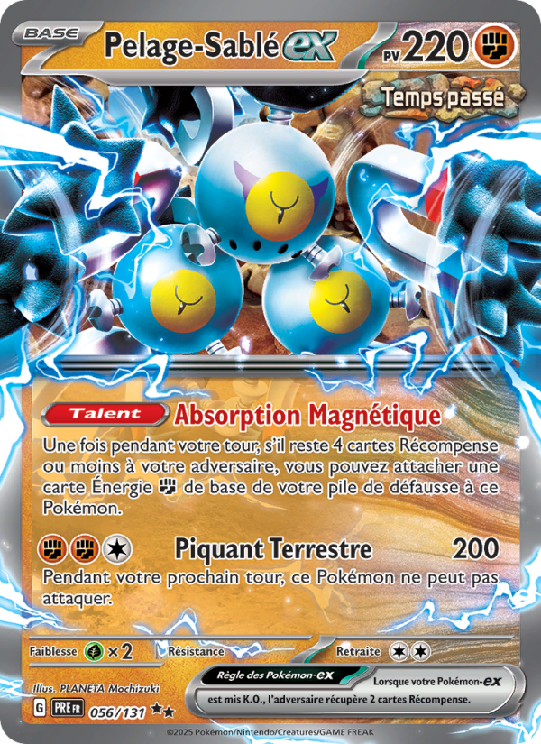 Pelage-Sablé-ex 056 — Évolutions Prismatiques (French Pokémon TCG card)