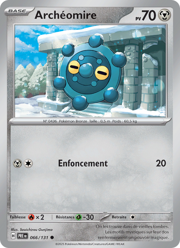 Archéomire 066 — Évolutions Prismatiques (French Pokémon TCG card)