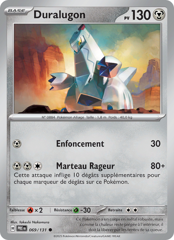 Duralugon 069 — Évolutions Prismatiques (French Pokémon TCG card)
