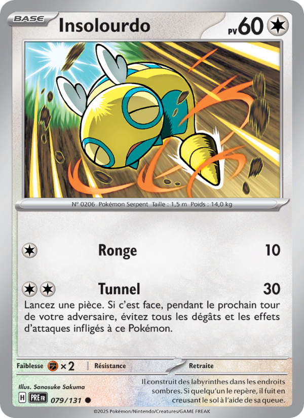 Insolourdo 079 — Évolutions Prismatiques (French Pokémon TCG card)