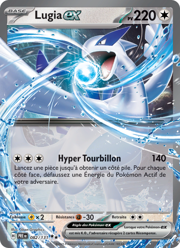 Lugia-ex 082 — Évolutions Prismatiques (French Pokémon TCG card)