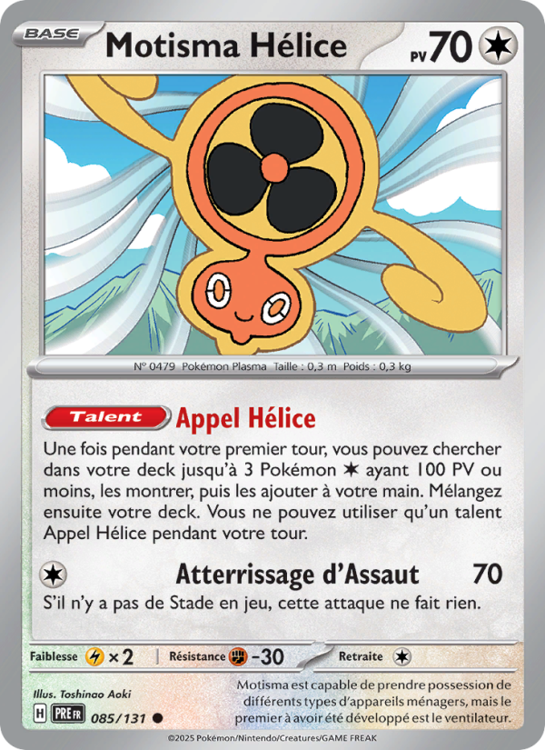 Motisma Hélice 085 — Évolutions Prismatiques (French Pokémon TCG card)