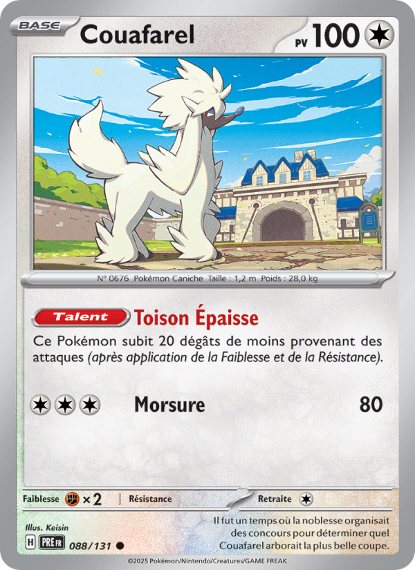 Couafarel 088 — Évolutions Prismatiques (French Pokémon TCG card)